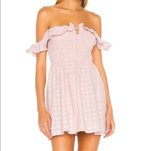 MAJORELLE Nelvin Mini Dress in Baby Pink - Picture 3 of 16